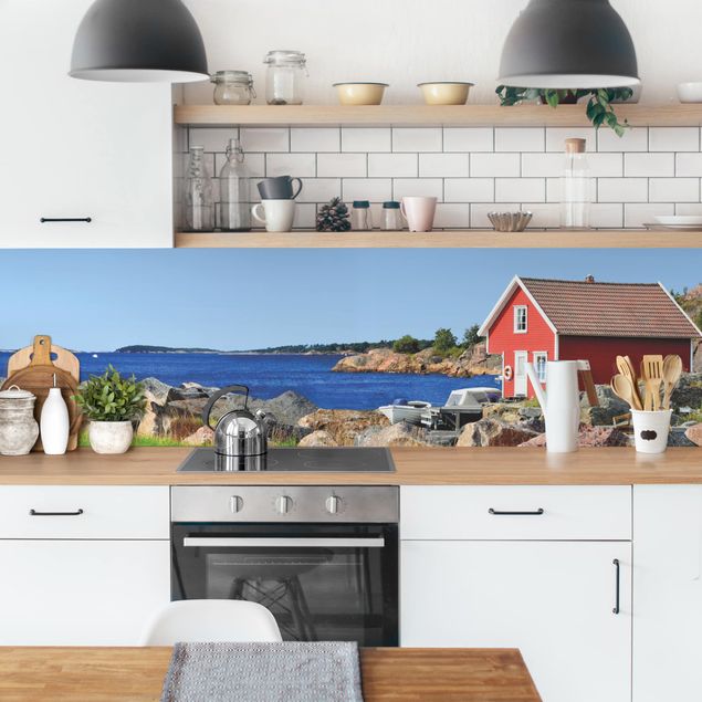 painel anti salpicos cozinha Holiday in Norway