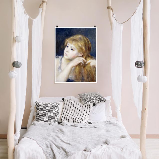 Quadros por movimento artístico Auguste Renoir - Head of a Young Woman