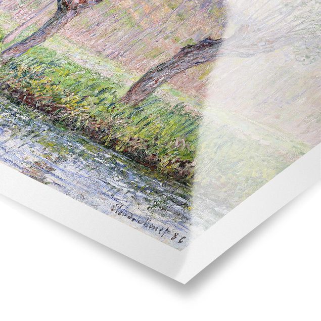 Posters quadros famosos Claude Monet - Willow Trees Spring