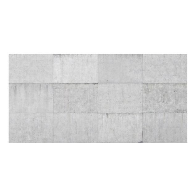 painel anti salpicos cozinha Concrete Tile Look Gray