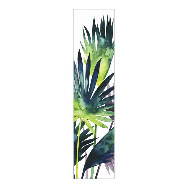 Painéis japoneses flores Exotic Foliage - Fan Palm