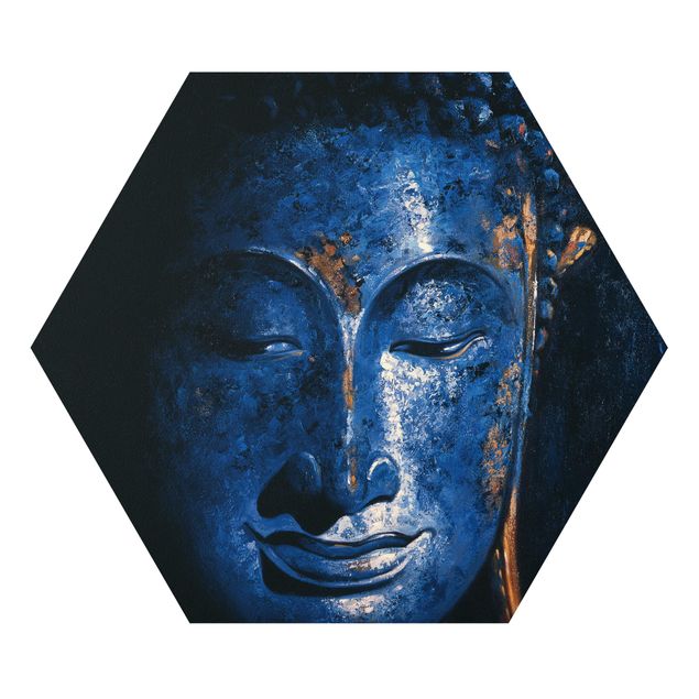 quadro azul Delhi Buddha
