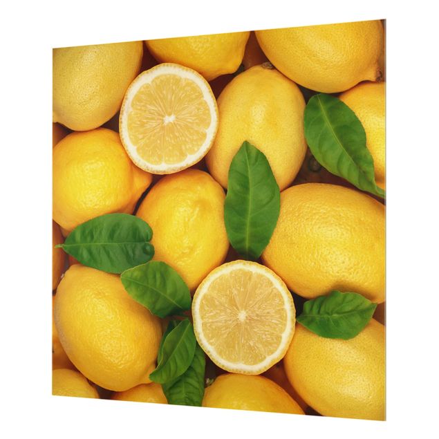 Painel anti-salpicos de cozinha Juicy Lemons
