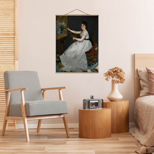 Quadros movimento artístico Impressionismo Edouard Manet - Eva Gonzalès
