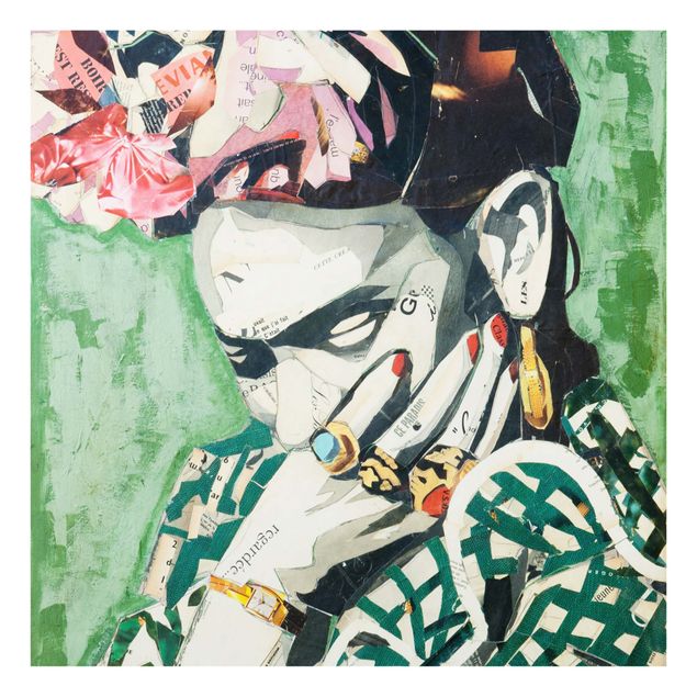 quadros de pintores famosos Frida Kahlo - Collage No.3
