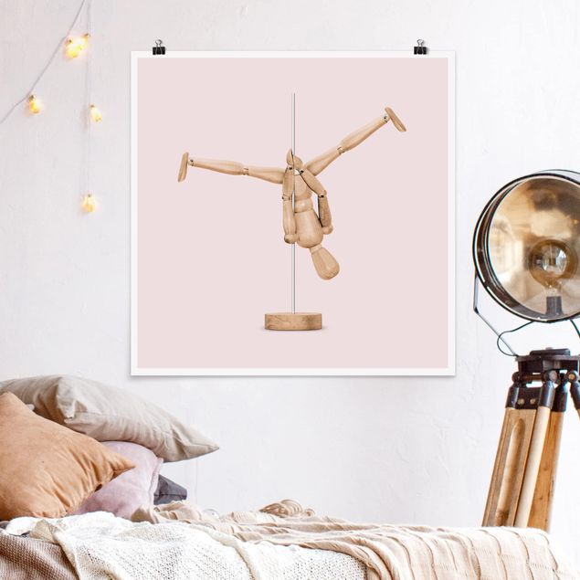Posters quadros famosos Pole Dance With Wooden Figure