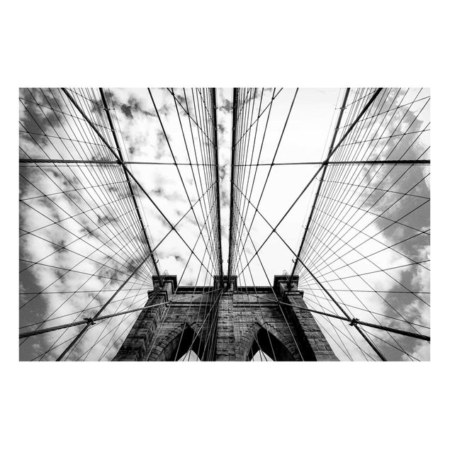 Quadros Nova Iorque Brooklyn Bridge In Perspective