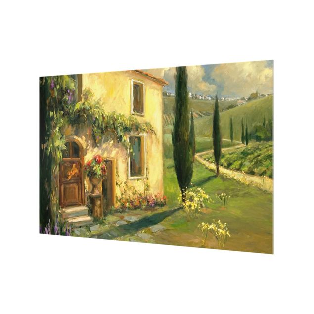 Painel anti-salpicos de cozinha Italian Landscape - Cypress