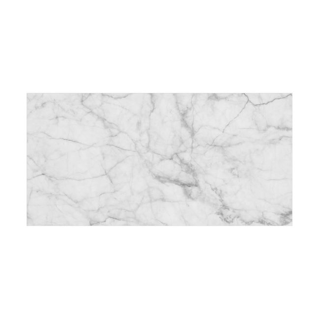 Tapetes com motivo 3D Bianco Carrara
