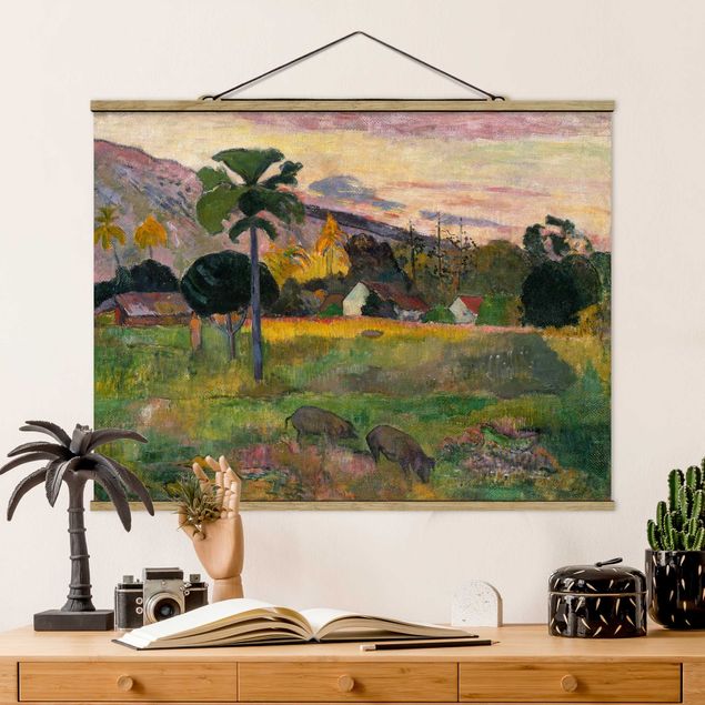 decoraçao para parede de cozinha Paul Gauguin - Haere Mai (Come Here)