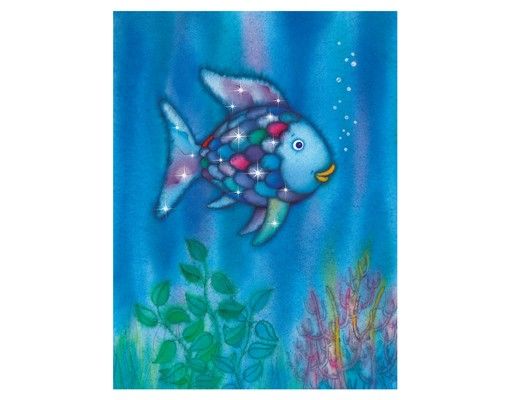 Autocolantes para vidros animais The Rainbow Fish - Alone In The Vast Ocean