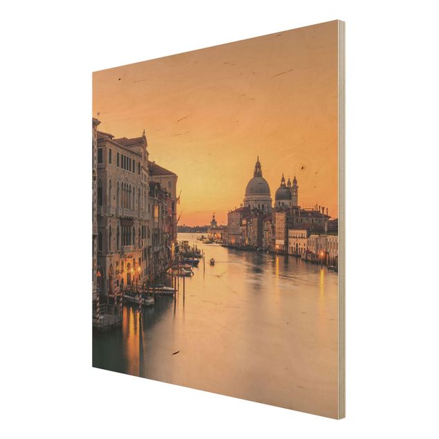 quadros em madeira para decoração Golden Venice