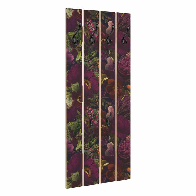 Bengaleiros de parede Purple Blossoms Dark