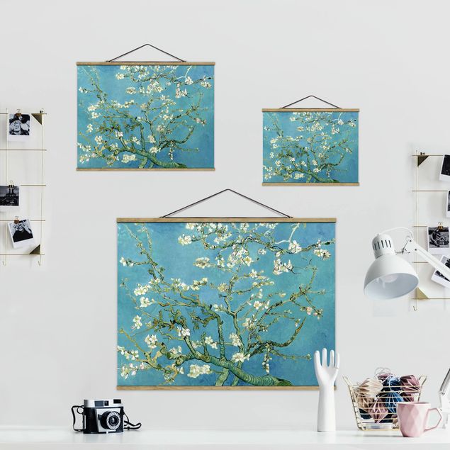 Quadros árvores Vincent Van Gogh - Almond Blossoms