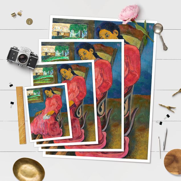 Quadros decorativos Paul Gauguin - Faaturuma (Melancholic)