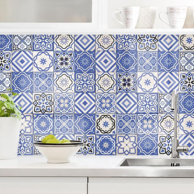 decoraçoes cozinha Mediterranean Tile Pattern