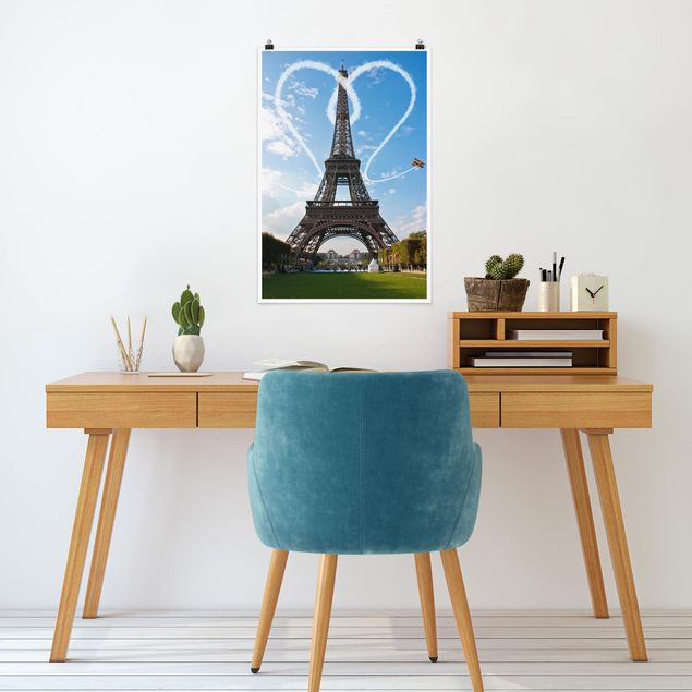 Posters cidades e paisagens urbanas Paris - City Of Love