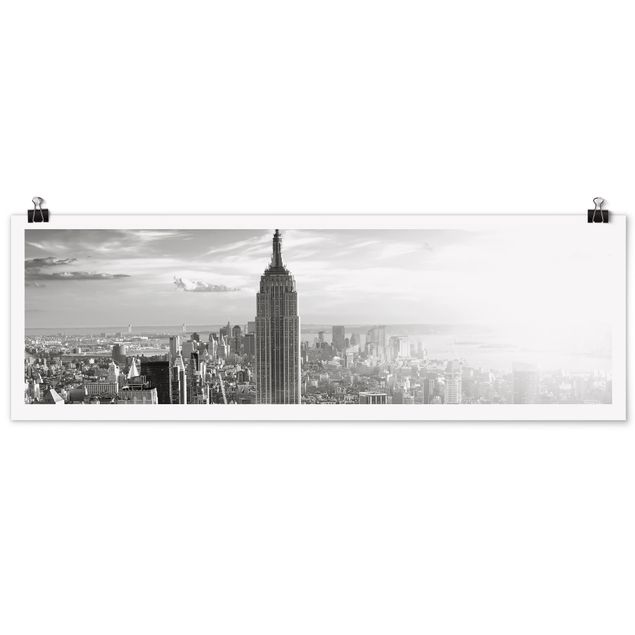 Posters cidades e paisagens urbanas Manhattan Skyline