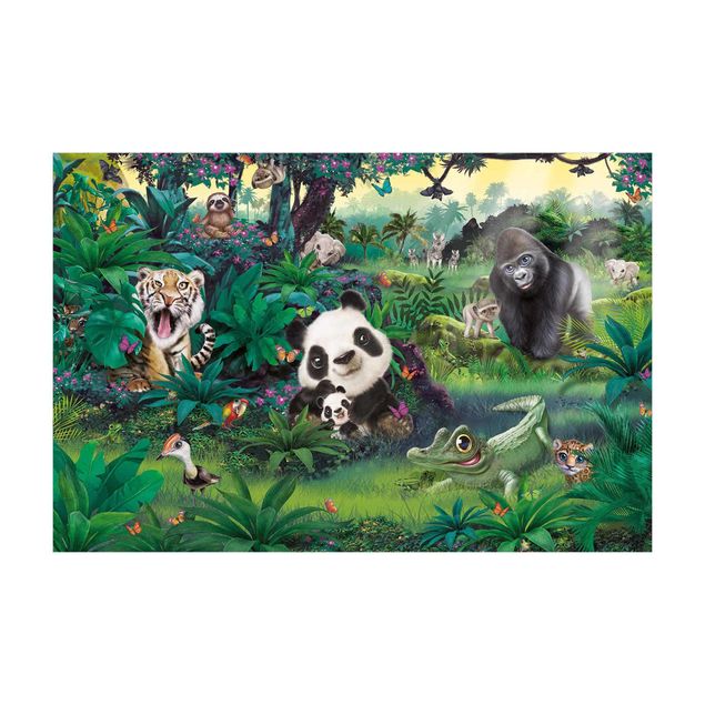 Tapetes coloridos Animal Club International - Jungle With Animals