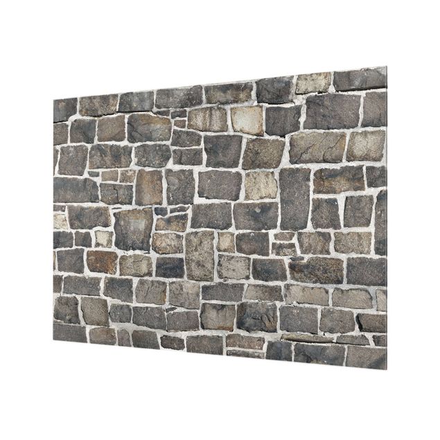 Painel anti-salpicos de cozinha Crushed Stone Wallpaper Stone Wall