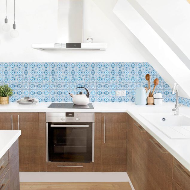 Backsplash de cozinha imitação azulejos Portuguese Vintage Ceramic Tiles - Tomar