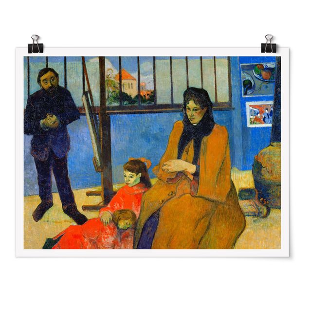 Posters quadros famosos Paul Gauguin - The Schuffenecker Family