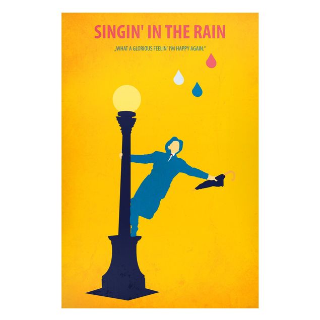 Quadros famosos Film Poster Singing In The Rain