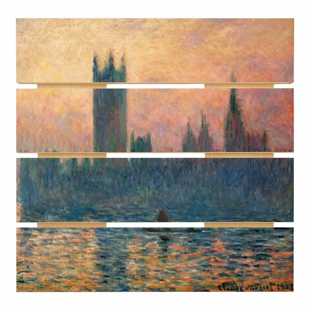 Quadros de Claude Monet Claude Monet - London Sunset