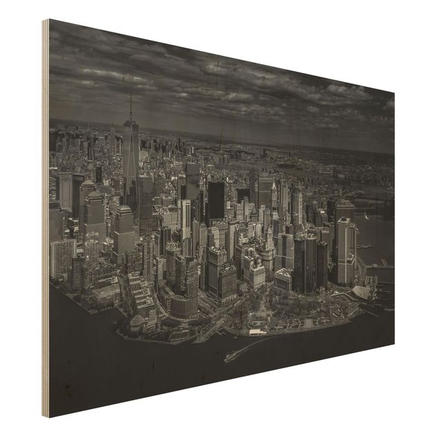 quadros para parede New York - Manhattan From The Air