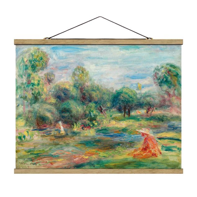 quadro de árvore Auguste Renoir - Landscape At Cagnes