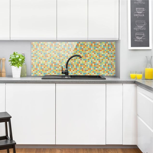 Painel anti-salpicos de cozinha padrões Mosaic Tiles Sommerset