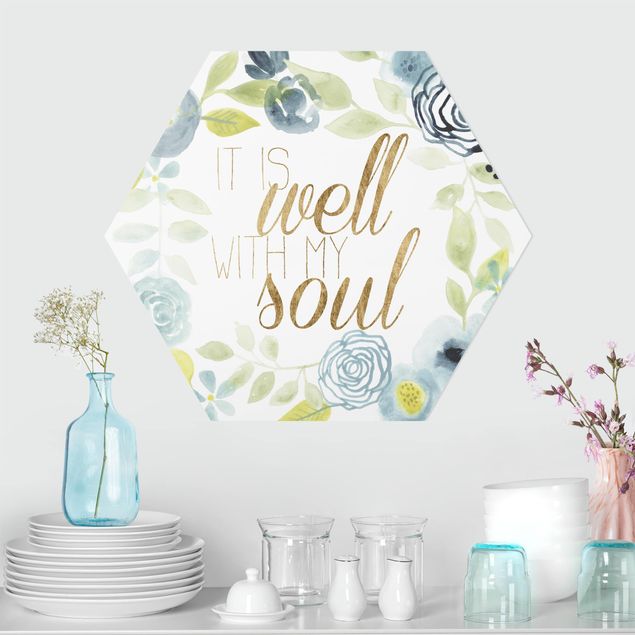 decoraçao para parede de cozinha Garland With Saying - Soul