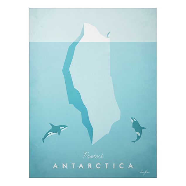 Quadros peixes Travel Poster - Antarctica