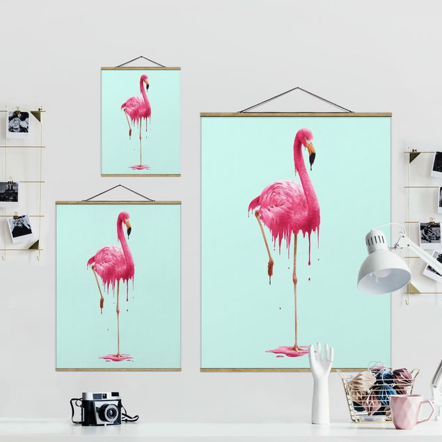 Quadros de Jonas Loose Melting Flamingo