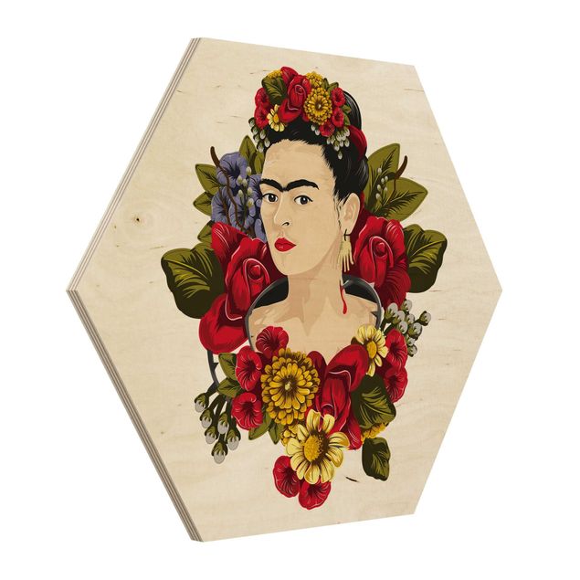 decoração quadros Frida Kahlo - Roses