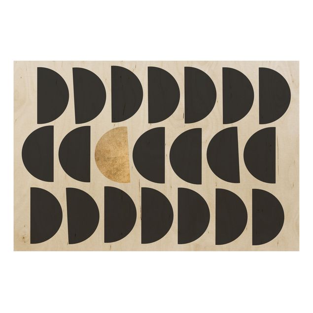 Quadros decorativos Geometrical Semicircle II