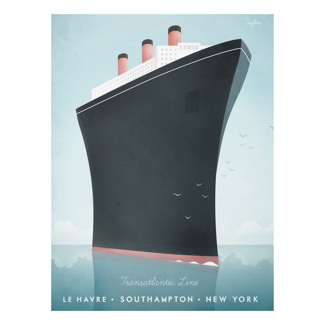 quadros de paisagens Travel Poster - Cruise Ship