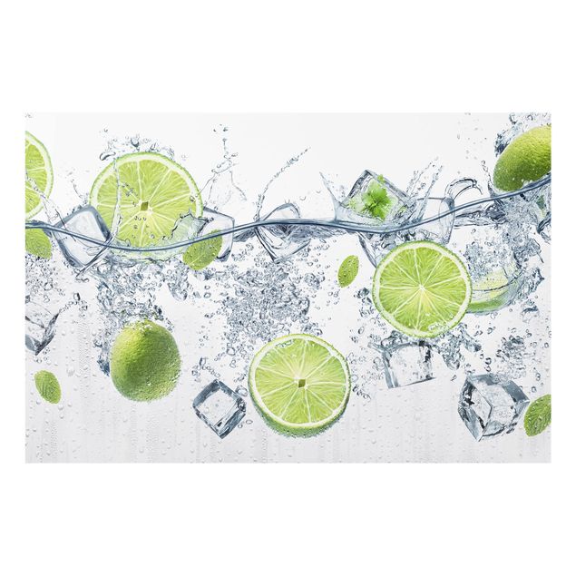 Painel anti-salpicos de cozinha Refreshing Lime