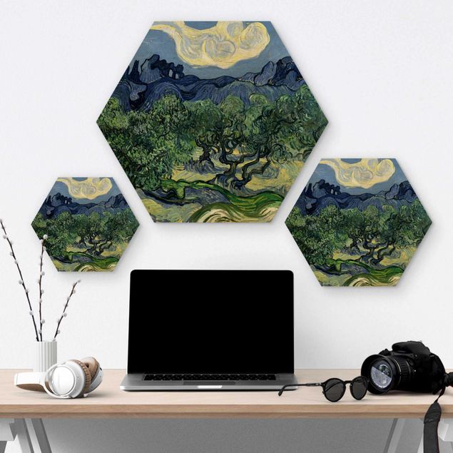 decoração quadros Vincent Van Gogh - Olive Trees