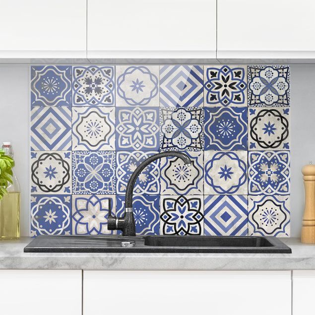 decoraçoes cozinha Mediterranean Tile Pattern