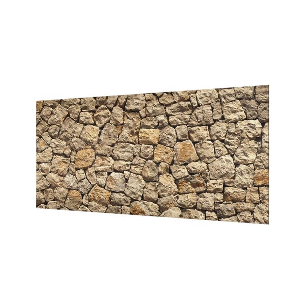 Painel anti-salpicos de cozinha Old Wall Of Paving Stone