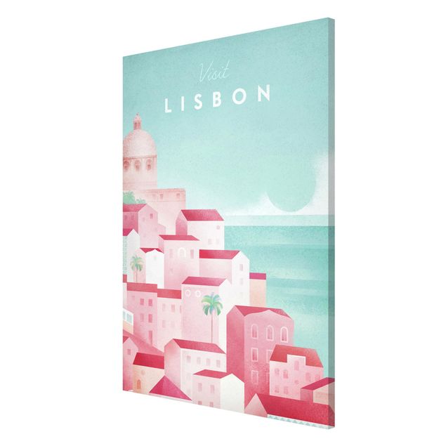quadro de praia Travel Poster - Lisbon