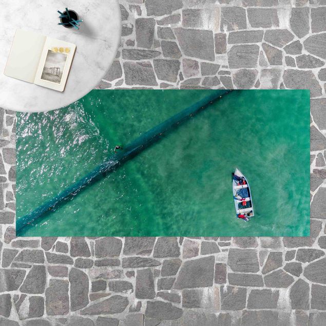 Tapete para varandas Aerial Image -  Fishermen