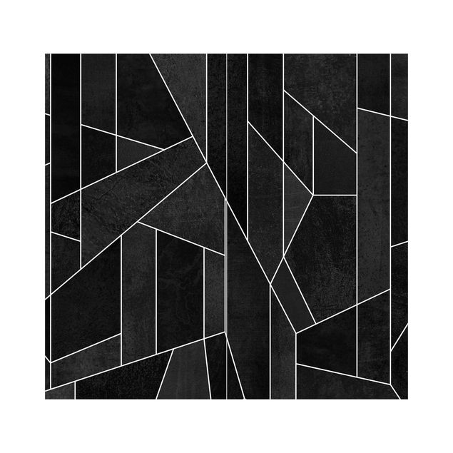 Revestimento de parede para duche Black And White Geometric Watercolour