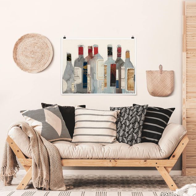 quadros modernos para quarto de casal Wine & Spirits I