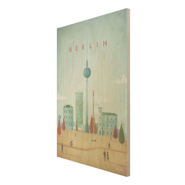Quadros de Henry Rivers Travel Poster - Berlin