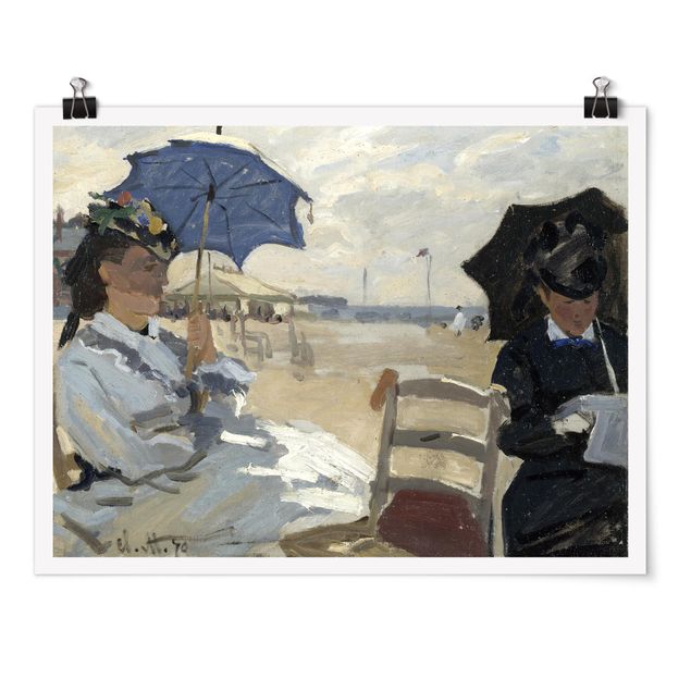 quadro com paisagens Claude Monet - At The Beach Of Trouville
