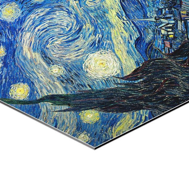 quadros modernos para quarto de casal Vincent Van Gogh - The Starry Night