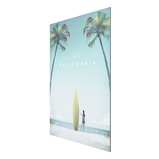 Quadros praia Travel Poster - California
