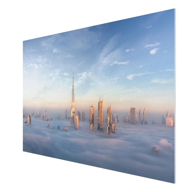 Quadros cidades Dubai Above The Clouds